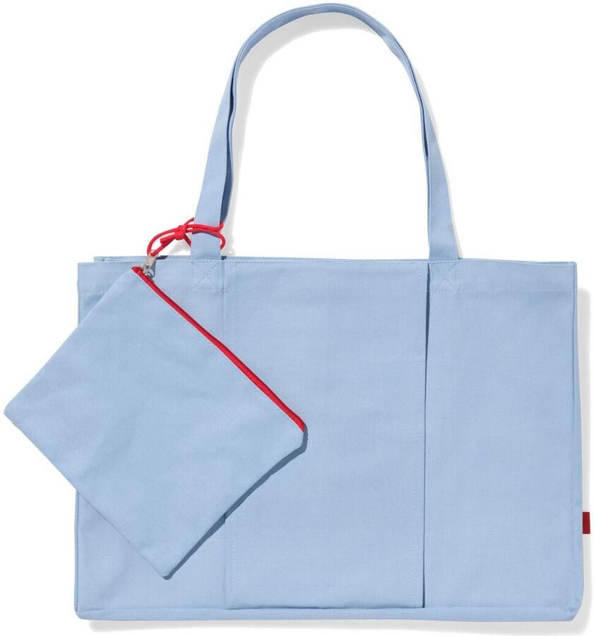 HEMA Strandtas Lichtblauw (felblauw) - Foto 2