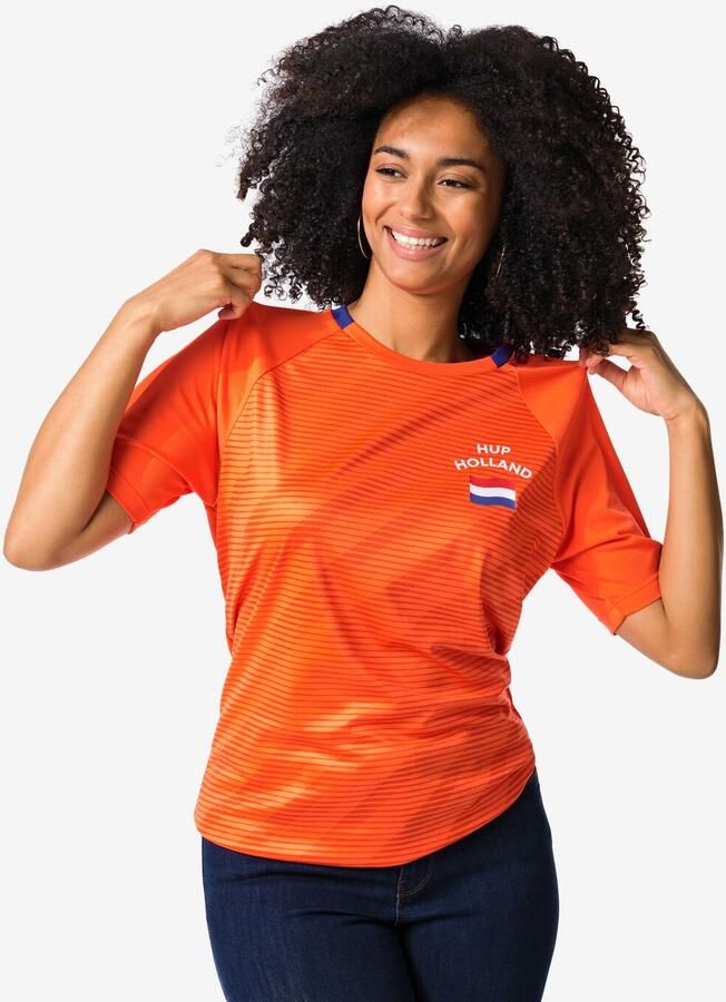 HEMA T-shirt Voor Volwassenen WK Oranje (oranje) - Foto 2