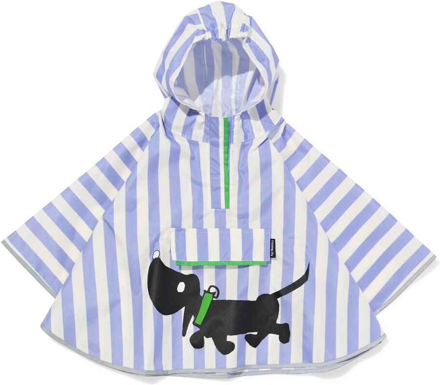 HEMA Takkie Babyponcho Strepen Blauw (blauw) - Foto 2