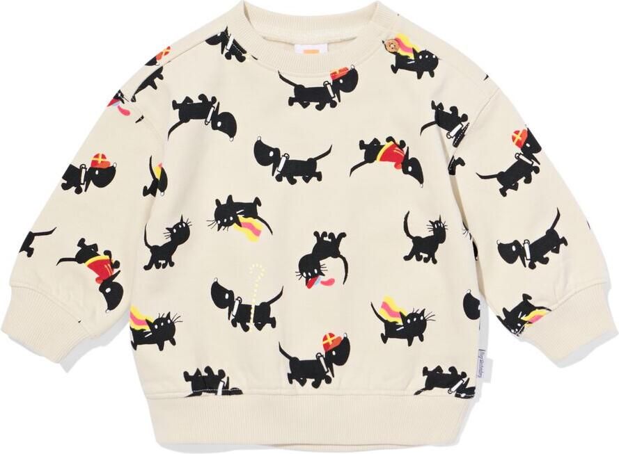 HEMA Takkie Babysweater Sinterklaas Ecru (ecru) - Foto 2