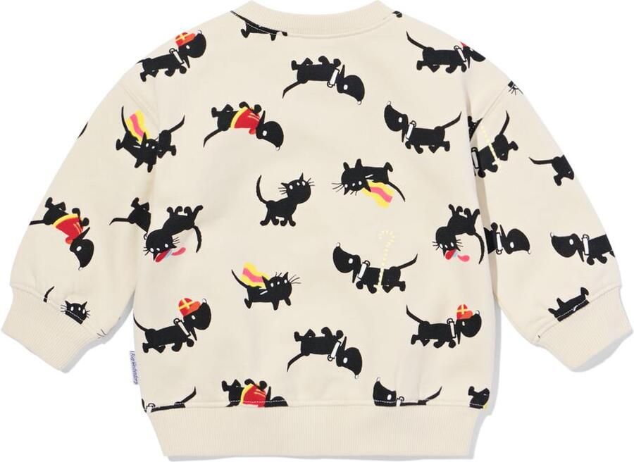 HEMA Takkie Babysweater Sinterklaas Ecru (ecru)