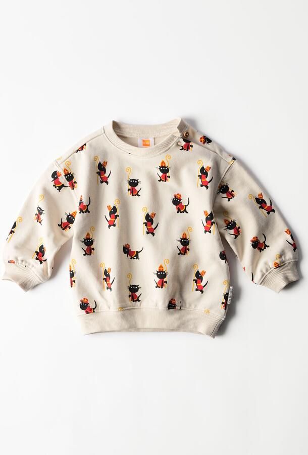 HEMA Takkie Babytrui Sweatstof Ecru
