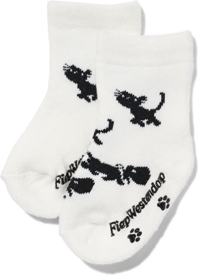 HEMA Takkie En Siepie Babysokken Terry 2 Paar Gebroken Wit (gebroken wit)
