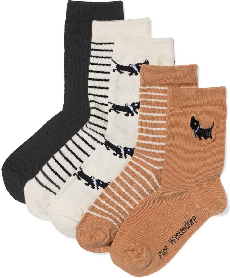 HEMA Takkie En Siepie Kindersokken 5 Paar Lichtbruin (lichtbruin) - Foto 2