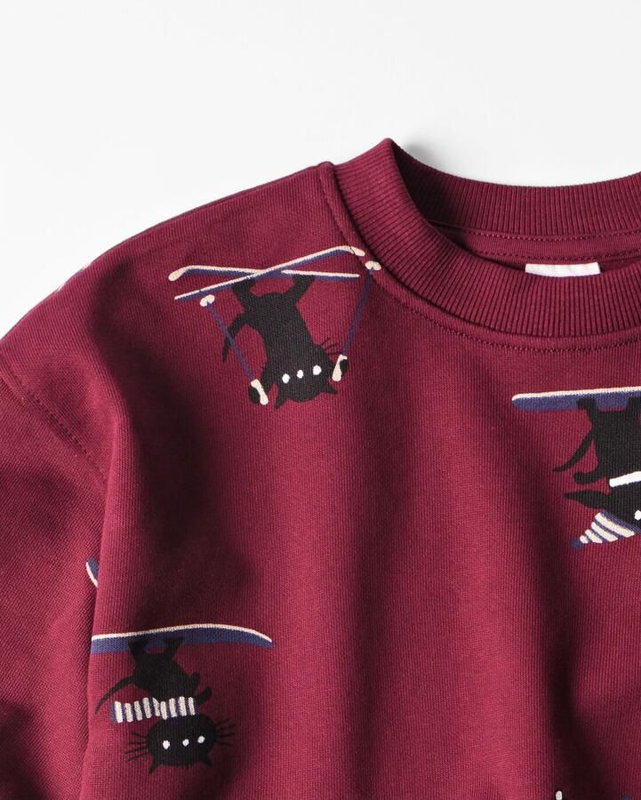 HEMA Takkie En Siepie Kindertrui Sweatstof Bordeauxrood - Foto 2