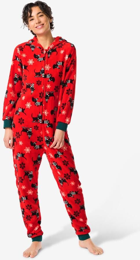 HEMA Takkie En Siepie Onesie Voor Volwassenen Rood (rood) - Foto 2