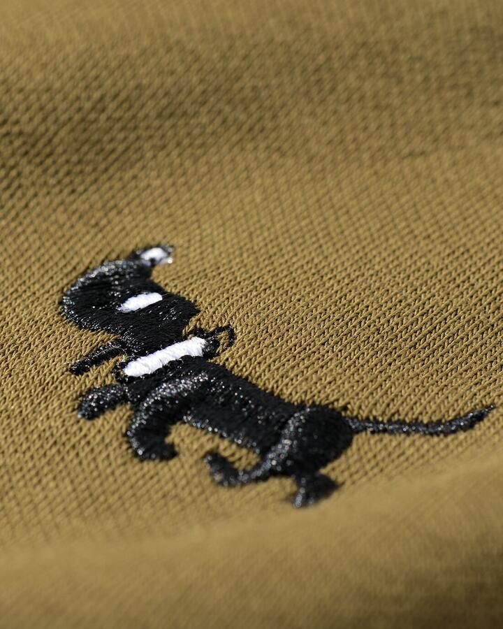 HEMA Takkie Kinderhoodie Sweatstof Olijf (olijf)