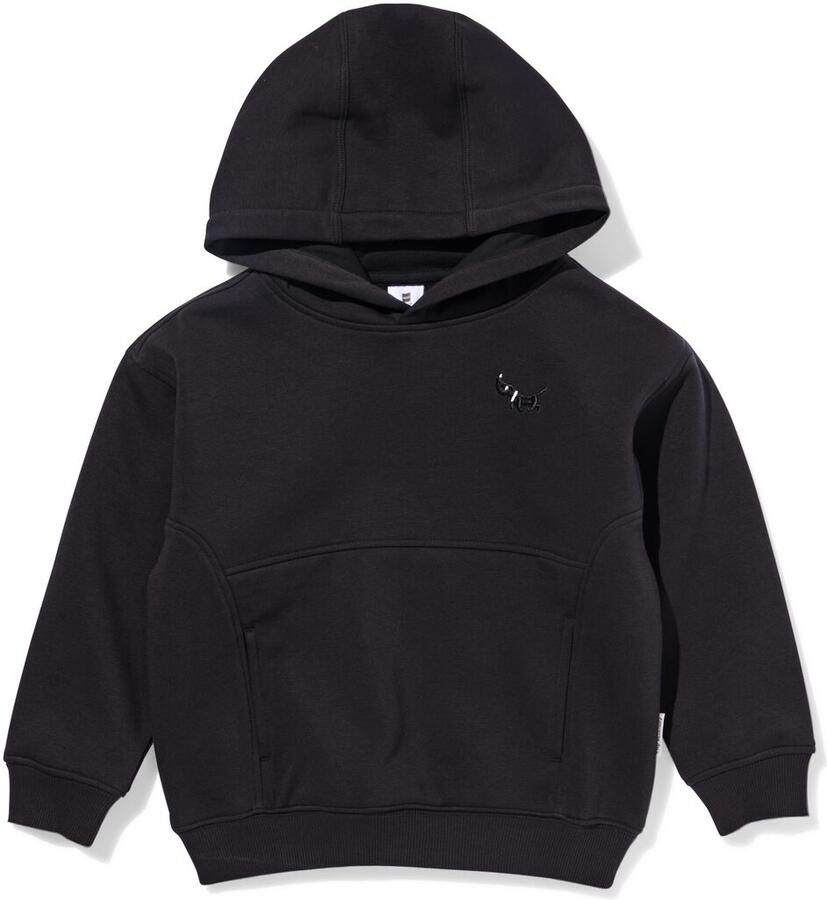 HEMA Takkie Kinderhoodie Zwart (zwart)