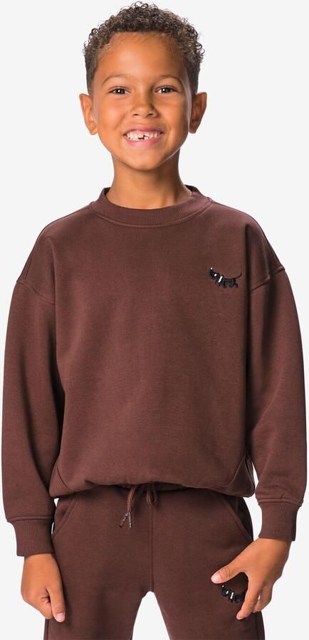 HEMA Takkie Kindertrui Sweatstof Bordeauxrood (bordeauxrood)