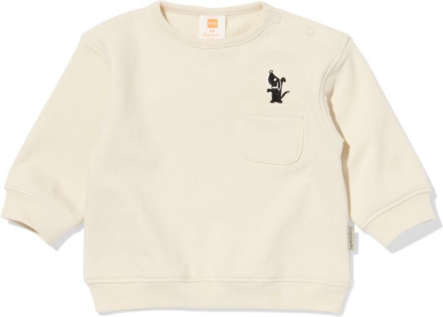 HEMA Takkie Newborn Trui Jersey Ecru (ecru)