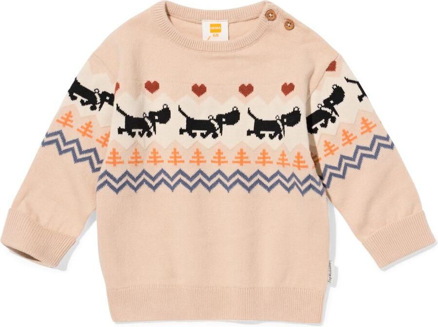 HEMA Takkie Newborn Trui Lichtbruin (lichtbruin) - Foto 2