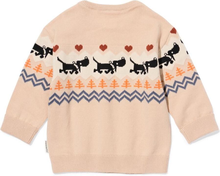 HEMA Takkie Newborn Trui Lichtbruin (lichtbruin)
