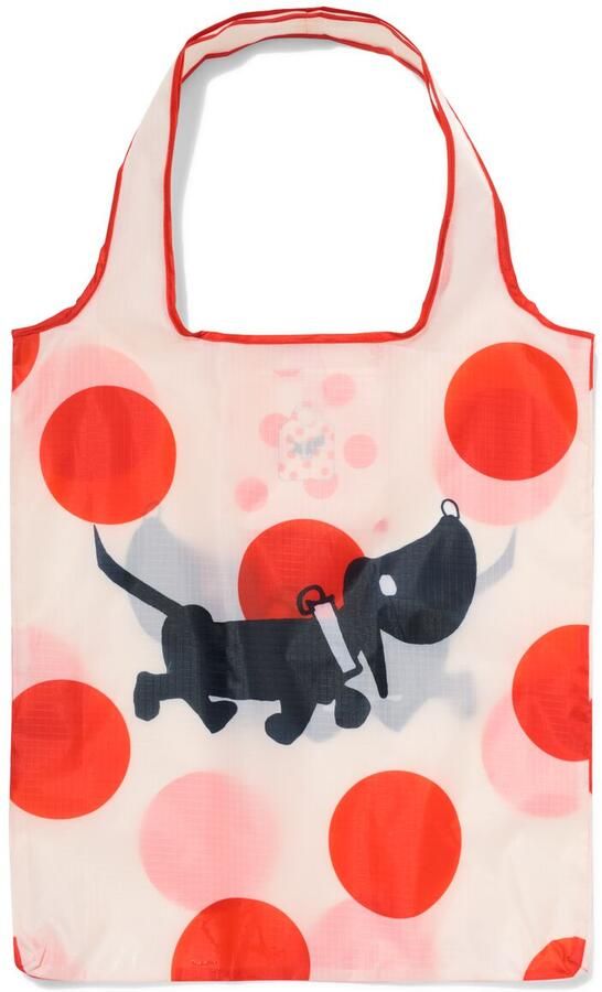 HEMA Takkie Opvouwbare Boodschappentas L 43x70cm Stippen (multi)