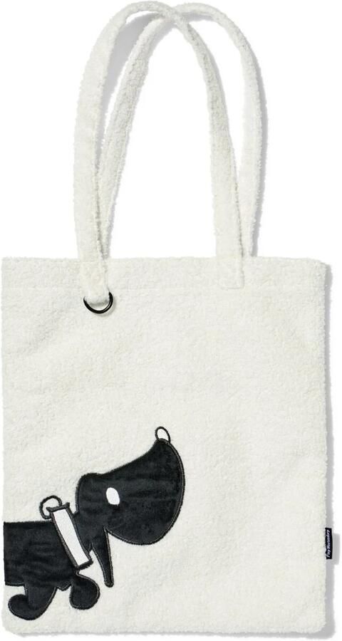 HEMA Takkie Schoudertas 42x36cm Teddy Wit - Foto 2