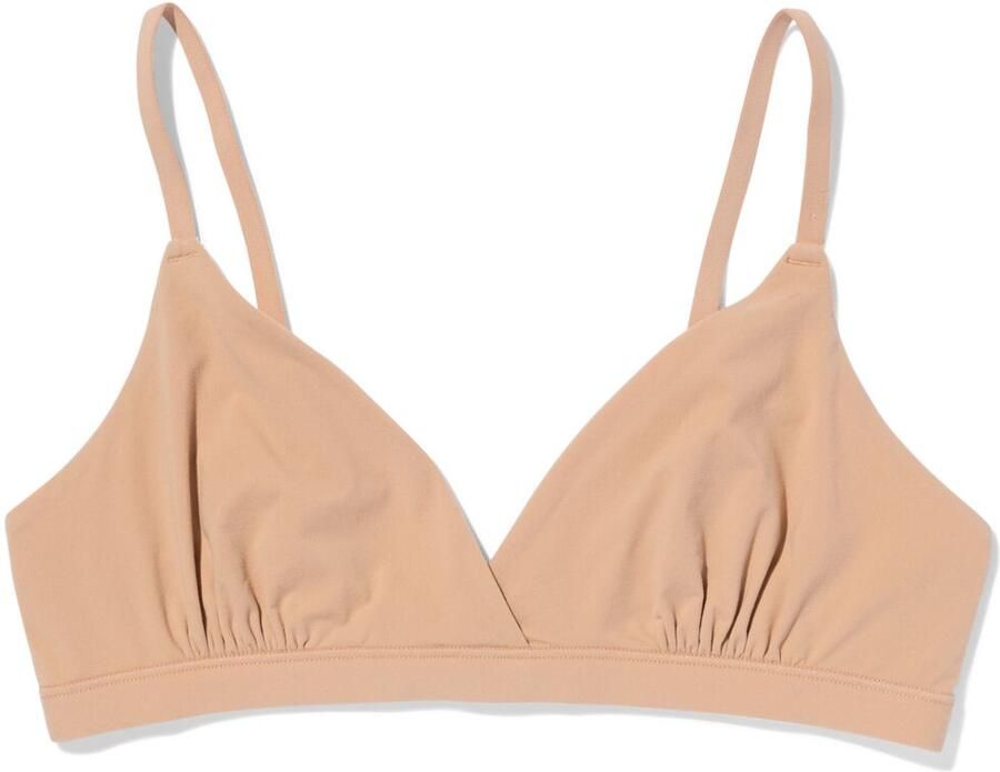 HEMA Triangel Bralette Micro Beige (beige) - Foto 2