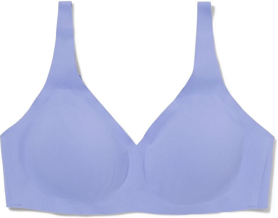 HEMA Ultimate Comfort Bh Zonder Beugel Blauw (blauw)