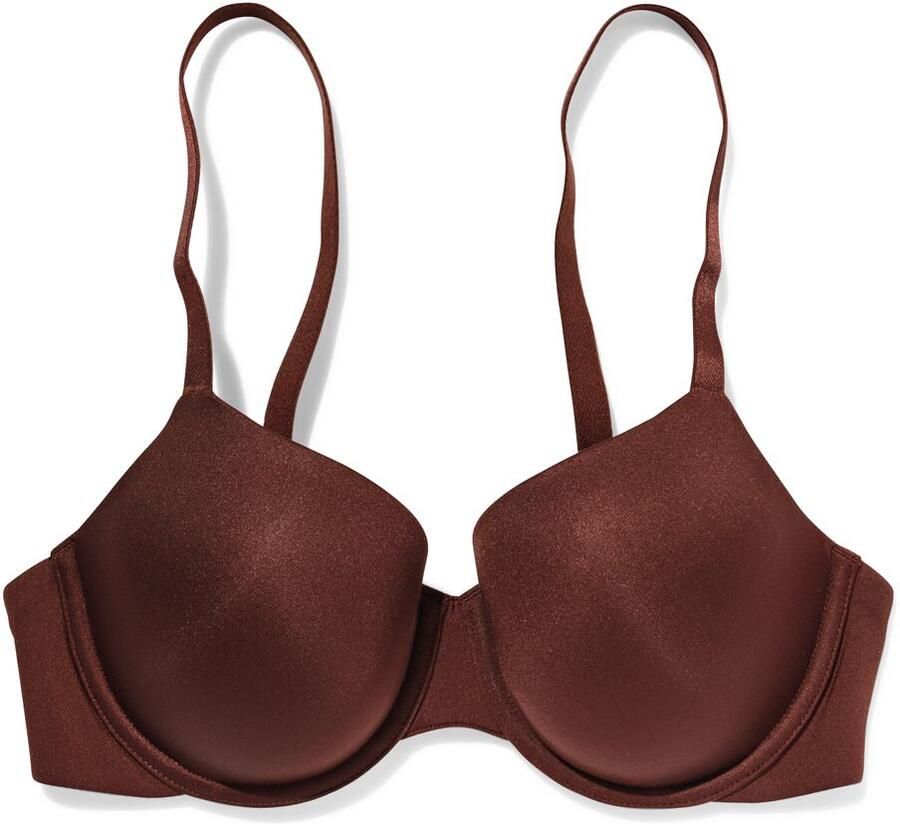 HEMA Voorgevormde Bh Met Beugel Recycled Micro Donkerbruin (donkerbruin) - Foto 2