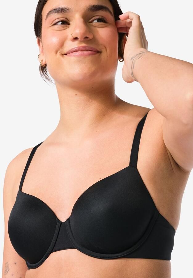 140 Voorgevormde Bh Met Beugel Recycled micro Zwart (zwart) - Foto 2