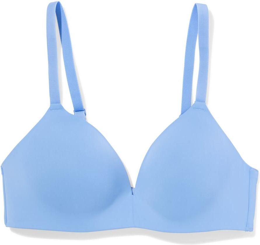 HEMA Voorgevormde Bh Zonder Beugel Micro Blauw (blauw) - Foto 2
