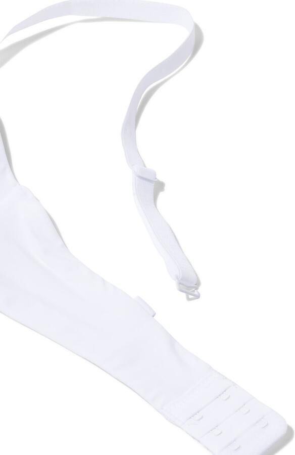 HEMA Voorgevormde Bh Zonder Beugel Recycled micro Wit (wit) - Foto 2