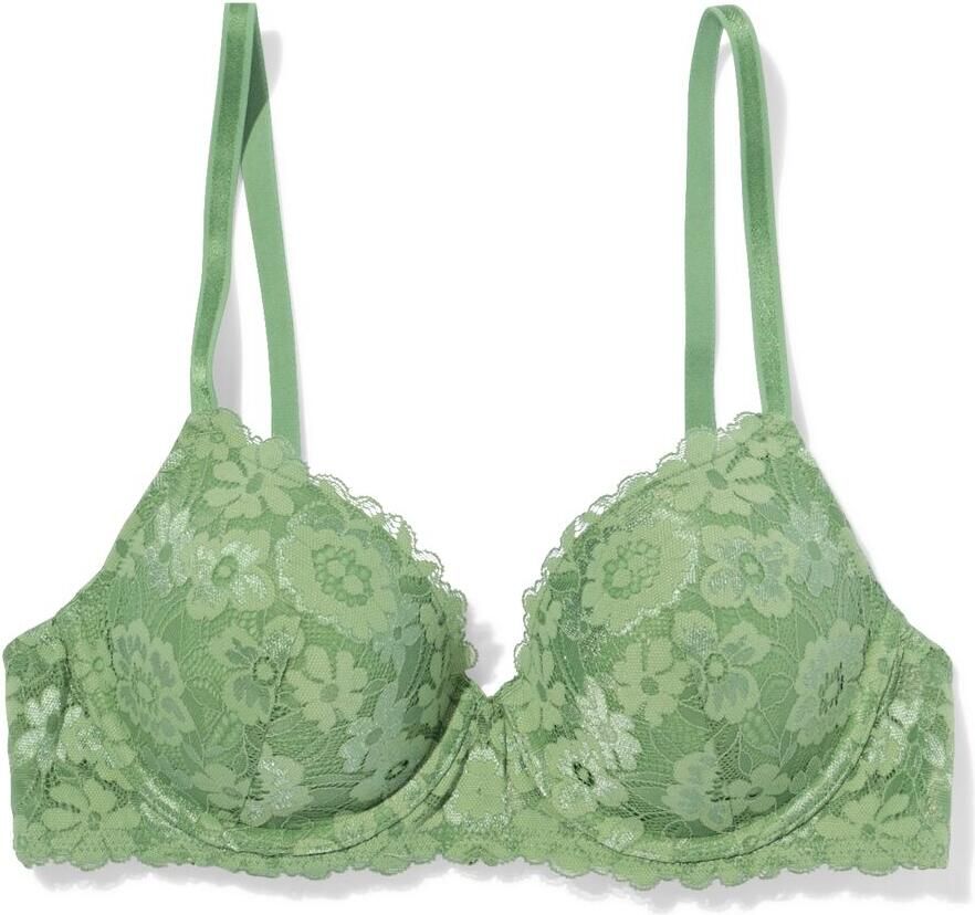 HEMA Voorgevormde Kanten Bh Met Beugel Groen (groen)