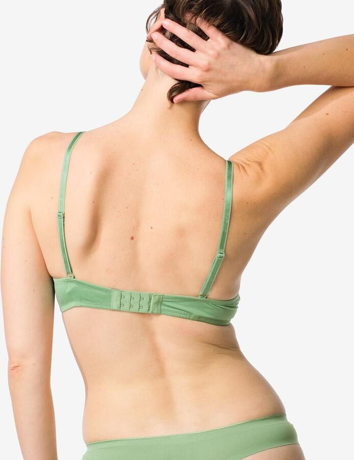 HEMA Voorgevormde Kanten Bh Met Beugel Groen (groen) - Foto 2