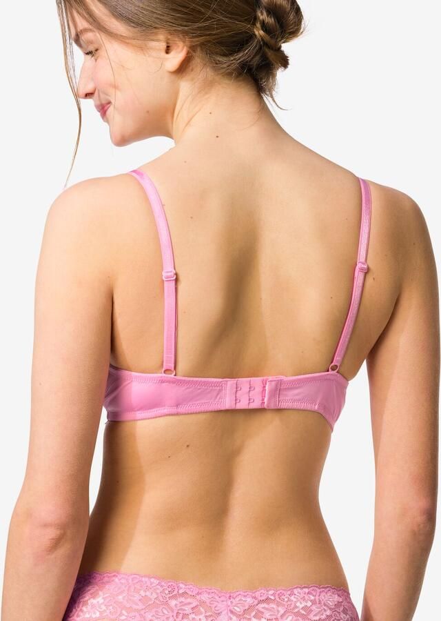 HEMA Voorgevormde Kanten Bh Met Beugel Roze (roze) - Foto 2