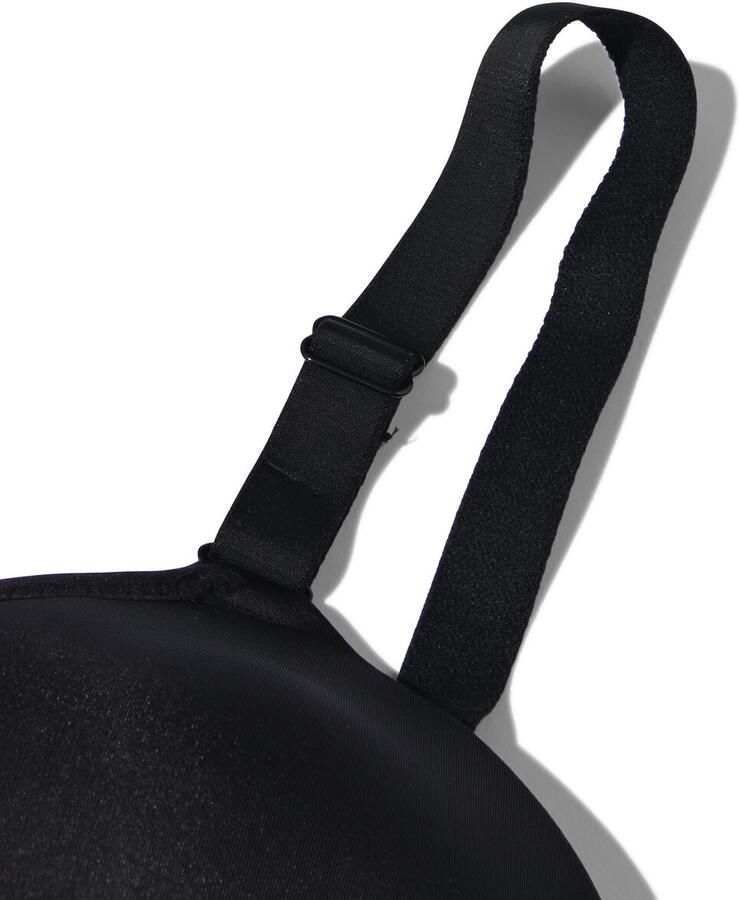 HEMA Voorgevormde Prothese Bh Zonder Beugel Zwart (zwart)