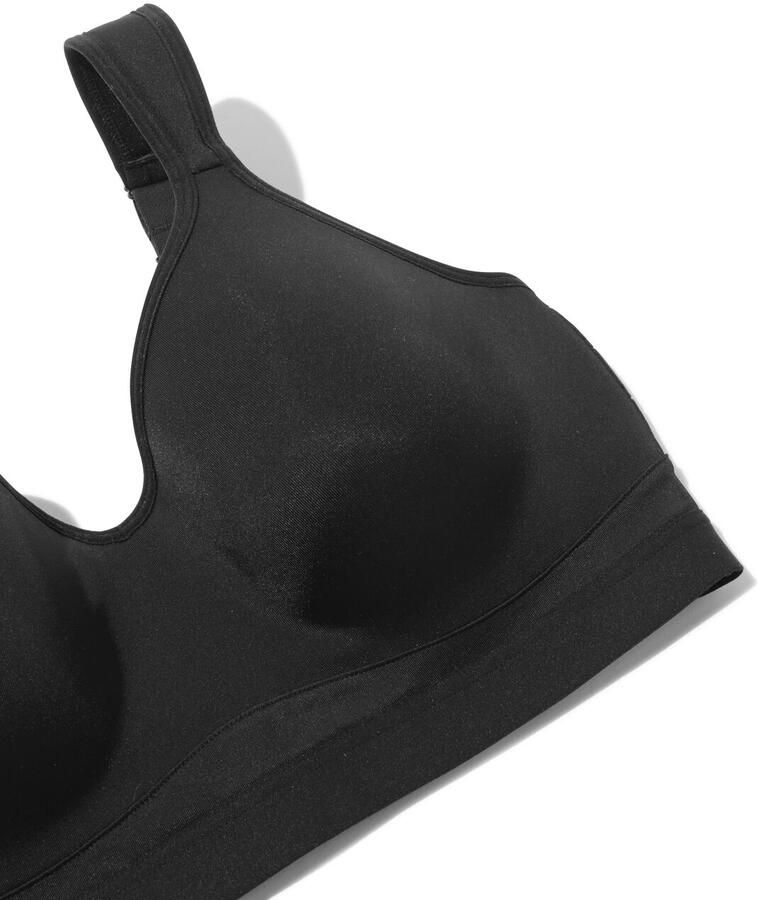 HEMA Voorgevormde Sportbh Heavy Support Met Beugel B-F Zwart (zwart)