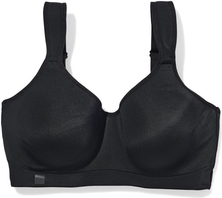 HEMA Voorgevormde Sportbh Heavy Support Met Beugel Zwart (zwart)