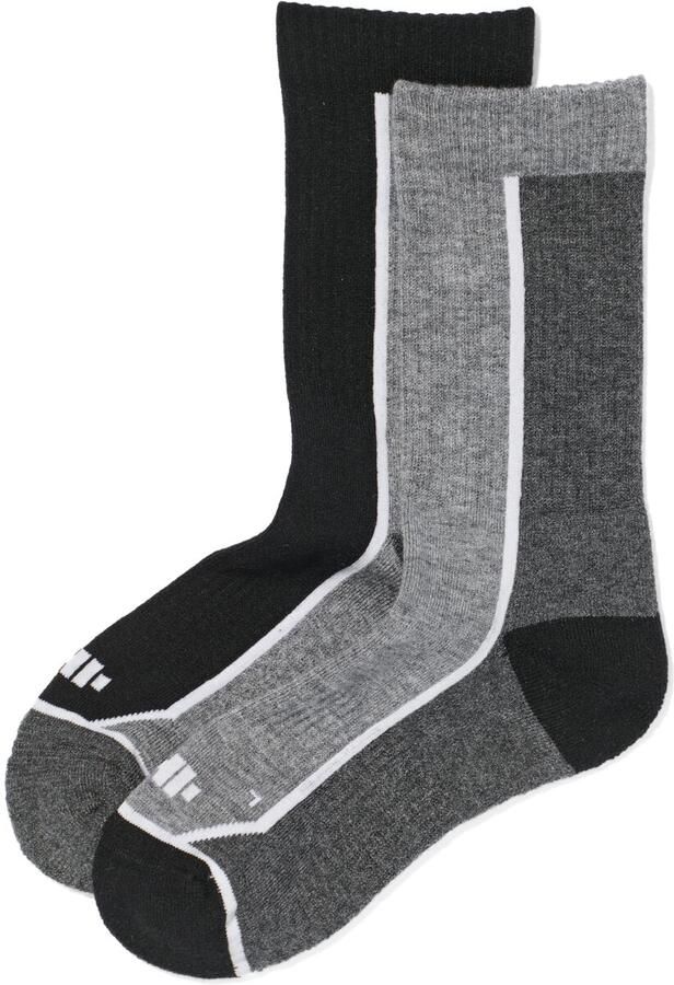 HEMA Wandelsokken Naadloos 2 Paar Zwart (zwart) - Foto 2