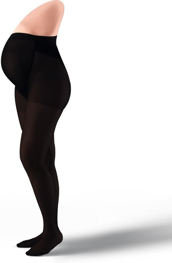 HEMA Zwangerschapspanty 40denier Zwart (zwart) - Foto 2