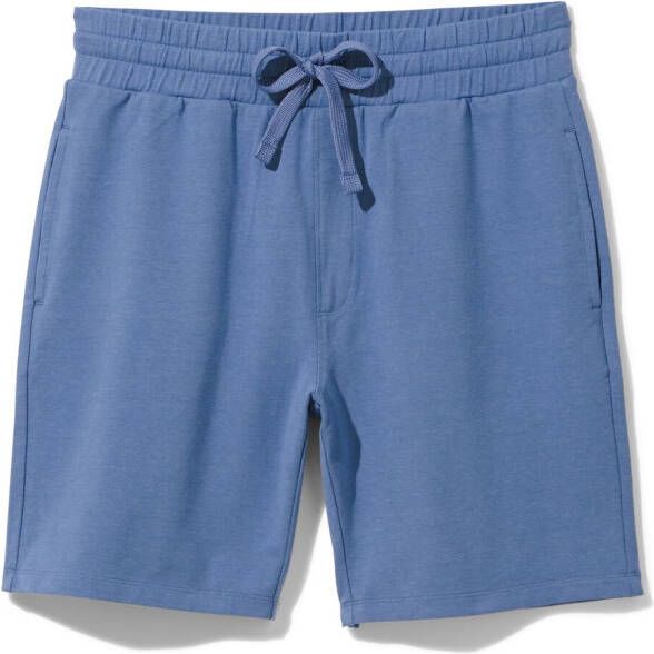 HEMA Heren Lounge Short Met Bamboe (middenblauw)