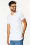 HEMA Heren T-shirt Slim Fit V-hals Extra Lang Wit (wit) - Thumbnail 1