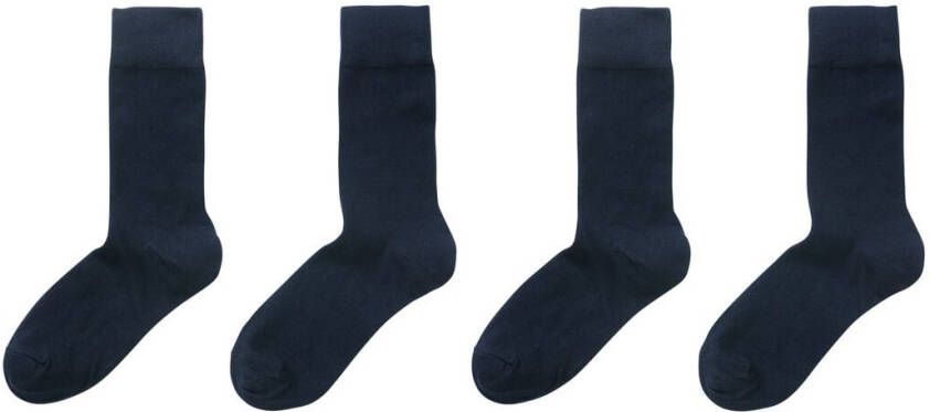 HEMA Herensokken 4 Paar Donkerblauw (donkerblauw)