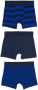 HEMA Kinder Boxers Basic Stretch Katoen 3 Stuks Blauw (blauw) - Thumbnail 1