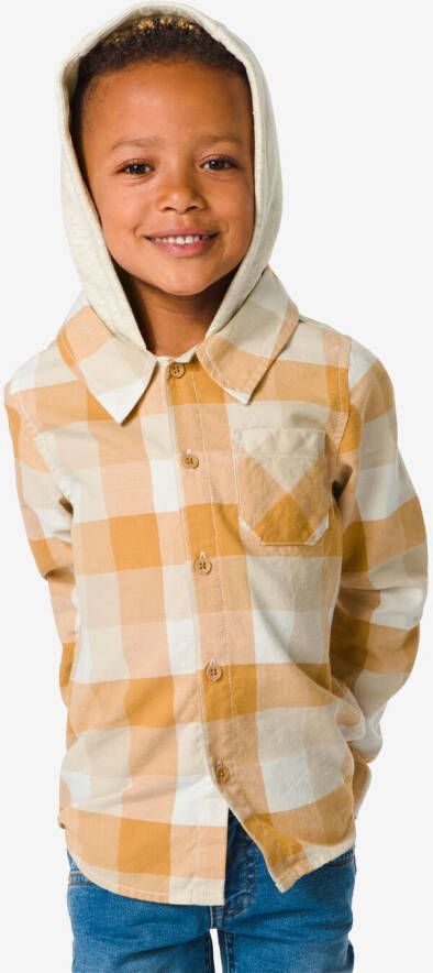 HEMA Kinder Overhemd Met Capuchon Bruin (bruin)