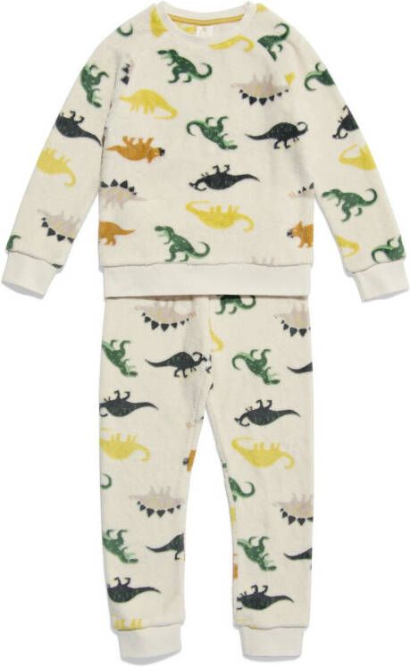 HEMA Kinder Pyjama Fleece Dino Beige (beige)