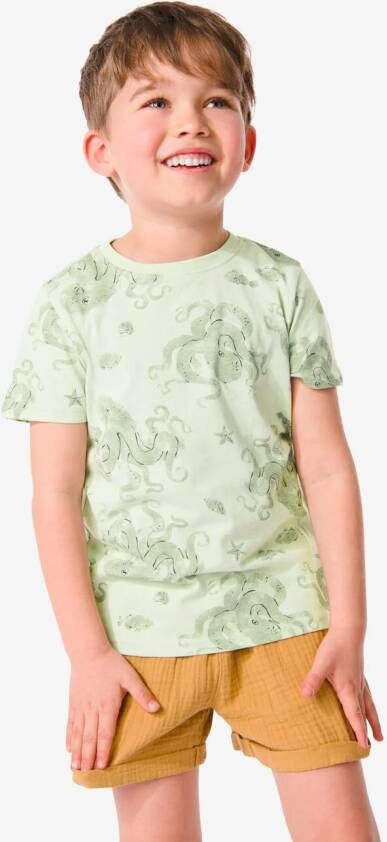 HEMA Kinder T-shirt Octopus (groen)