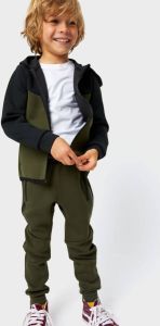 HEMA Kinder Vest Met Capuchon Donkergroen (donkergroen)