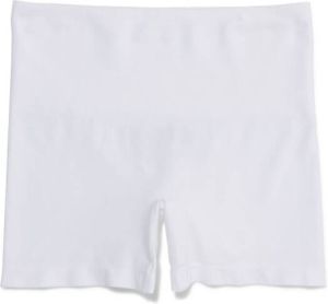 HEMA Licht Corrigerende Dames Biker Bamboe Hoge Taille Wit (wit)