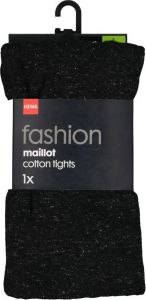 HEMA Maillot Fashion Glitter Zwart (zwart)