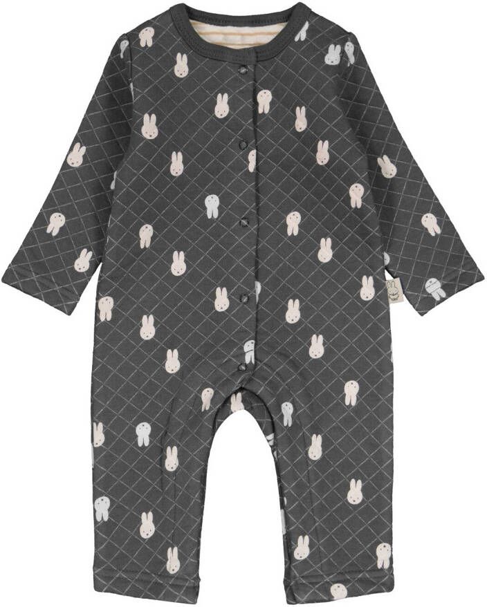 HEMA Newborn Jumpsuit Nijntje Donkergrijs (donkergrijs)