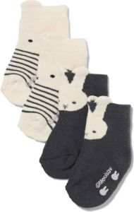 HEMA Nijntje Baby Sokken Terry 2 Paar (grijs)