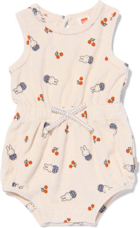 HEMA Nijntje Newborn Jumpsuit Badstof Ecru (ecru)