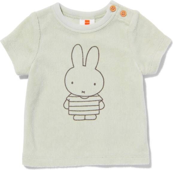 HEMA Nijntje Newborn T-shirt Badstof Groen (groen)