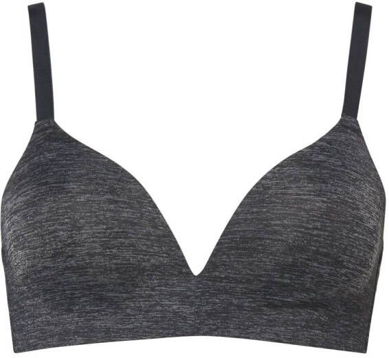 HEMA Voorgevormde Bh Zonder Beugel Grijsmelange (grijsmelange)