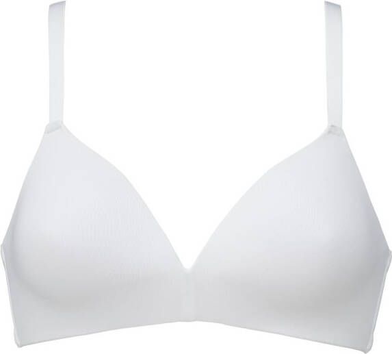 HEMA Voorgevormde Bh Zonder Beugel Recycled micro Wit (wit)