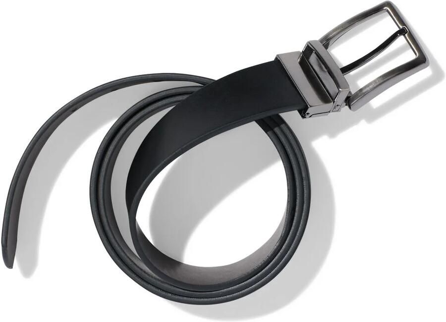 Menclothing Omkeerbare Mannenriem 3.5cm Zwart (zwart) - Foto 2