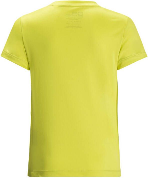 Jack Wolfskin Active Solid T-Shirt Kids Functioneel shirt Kinderen 128 green banana green banana